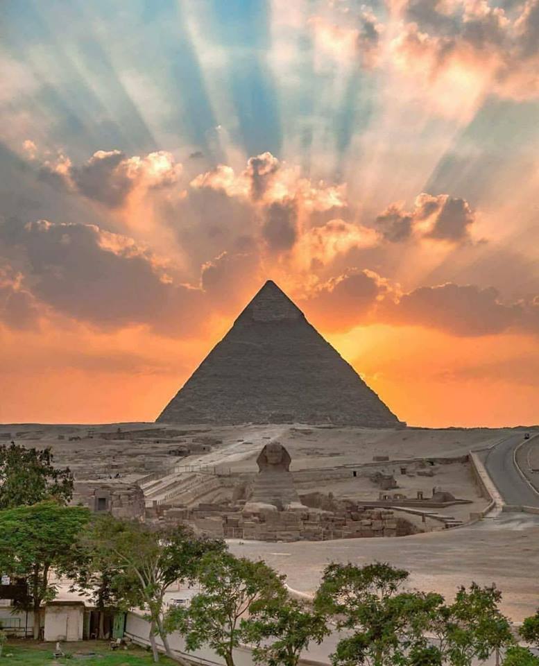 Grand pyramid at Giza