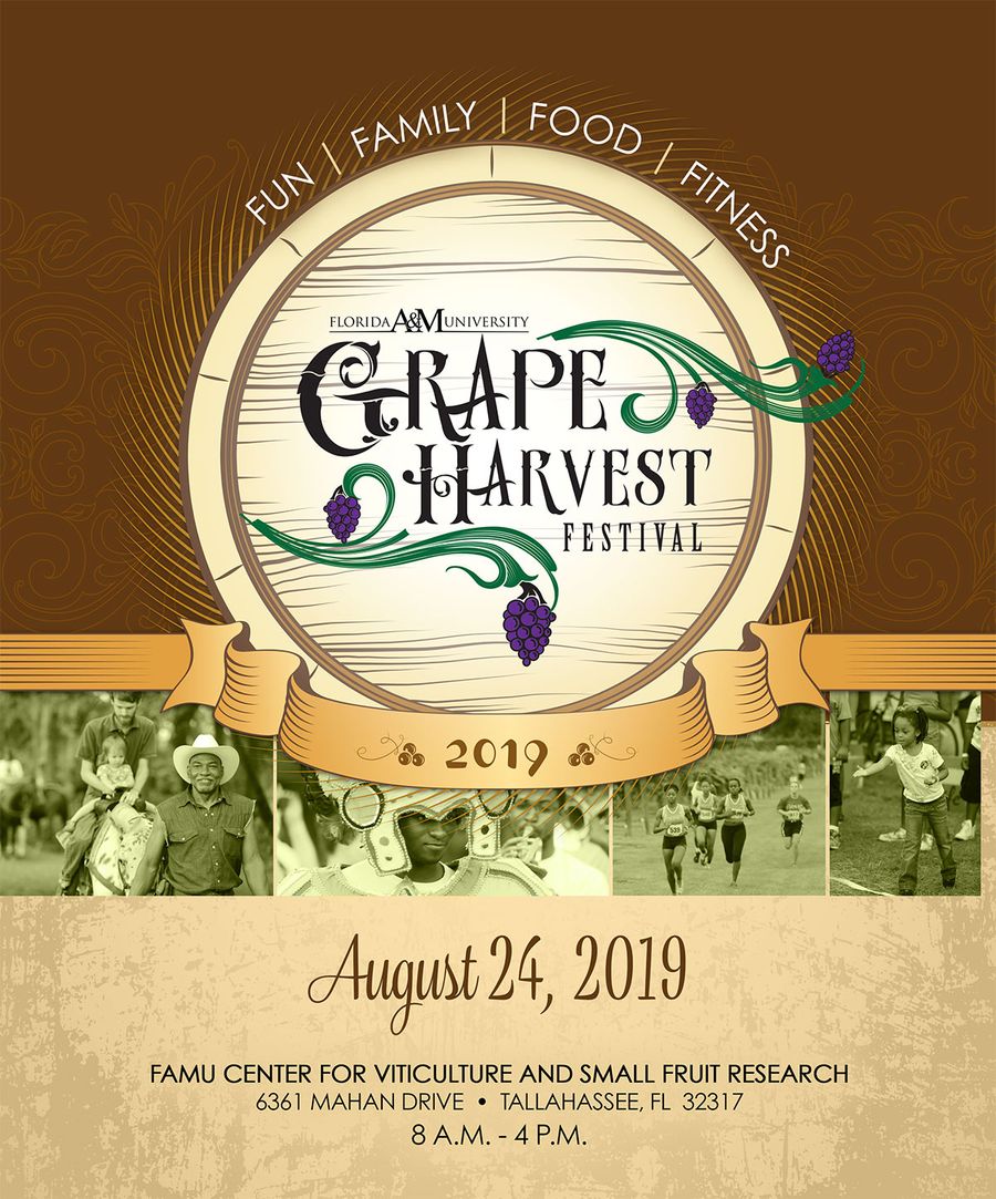 Grape Festival sign.