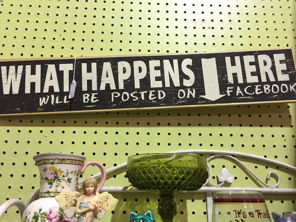 What happens here sign