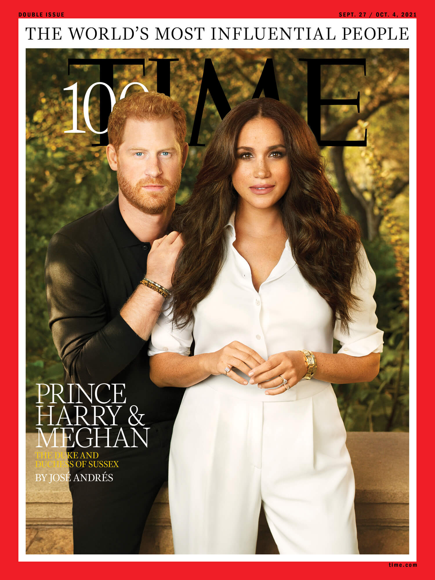 Time front cover Harry and Meghan