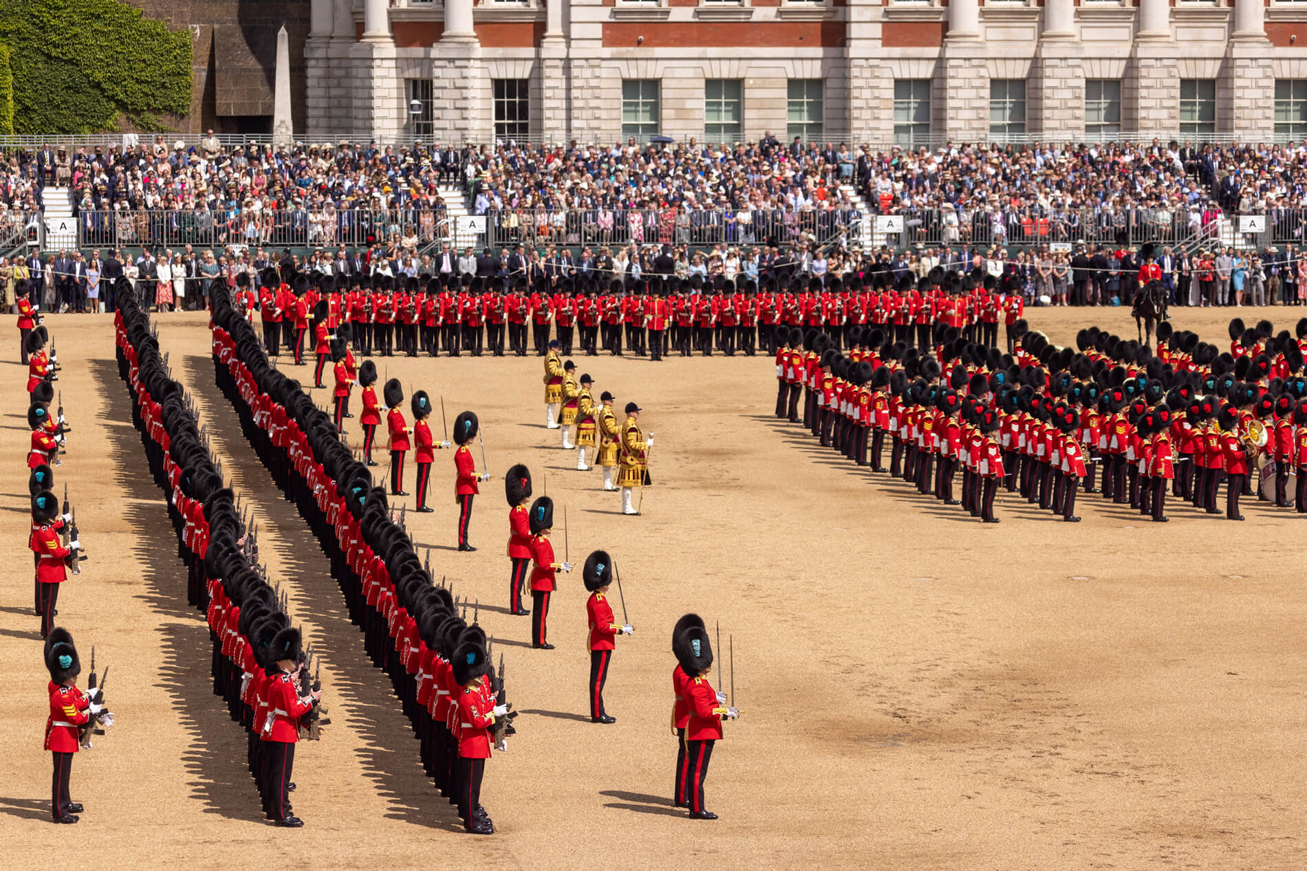 Jubilee trooping the color