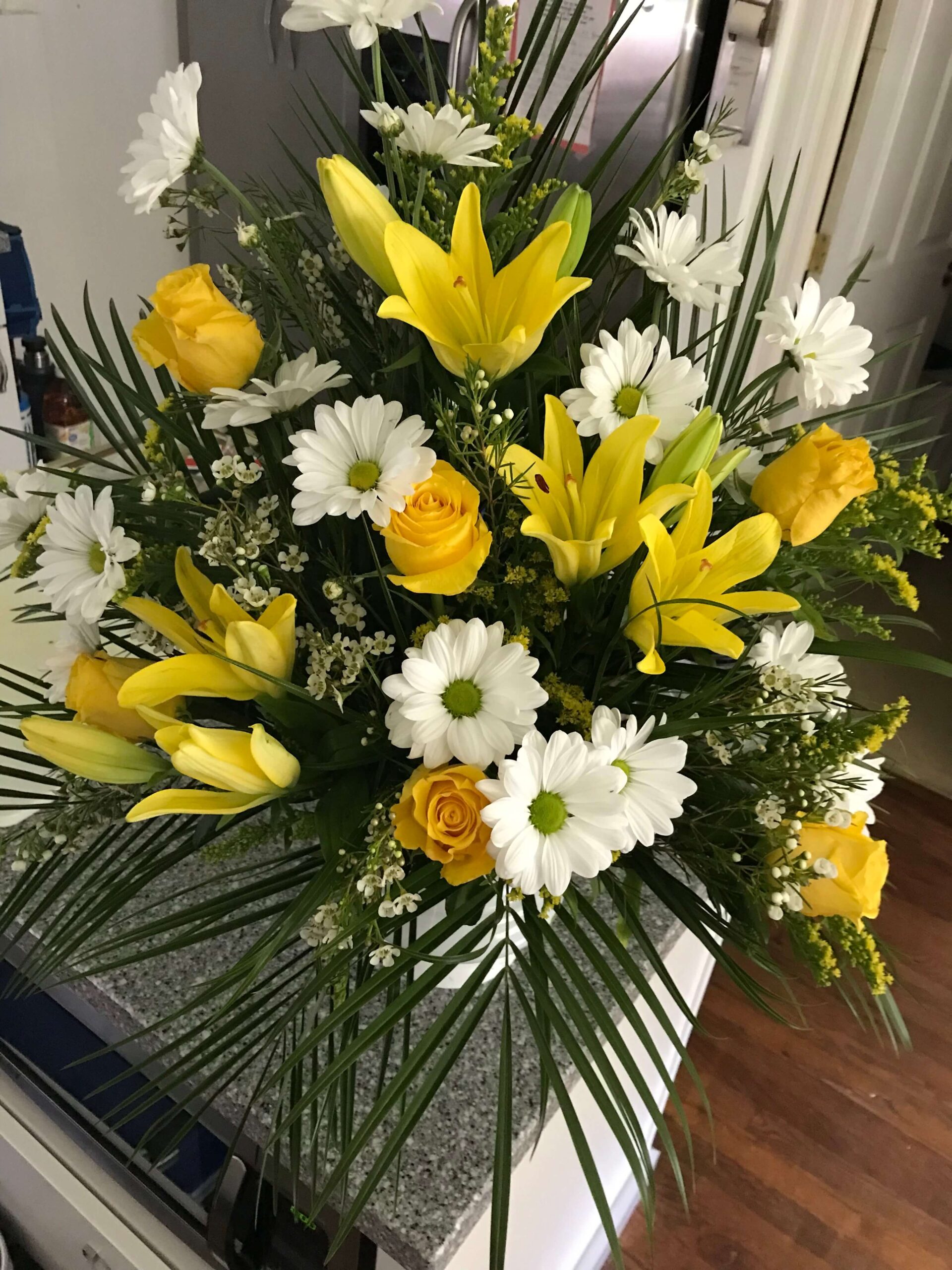 Flower bouquet representing the kindness of strangers